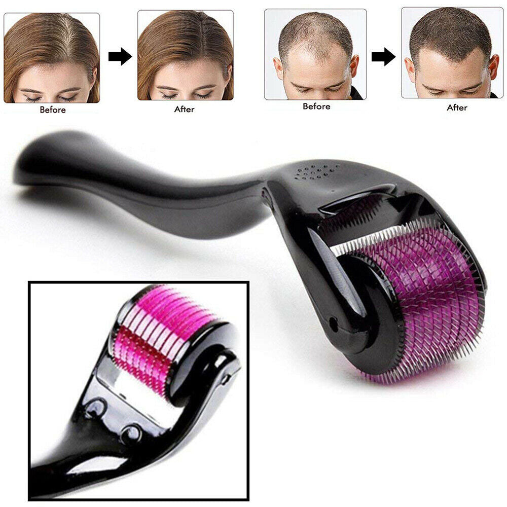 Derma Roller 0.5mm with 540 Micro Needles for Hair Growth & Skin Therapy