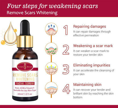 Aichun Beauty Scar Removal Facial Serum – Kojic Acid & Vitamin E (30ml)