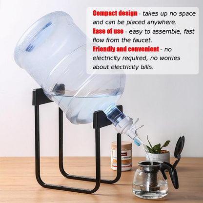 Portable Strong Water Dispenser Bottle Stand with Nozzle Tap