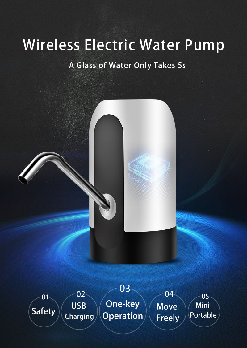 Automatic Water Dispenser Water Pump – Wireless Electric Auto Suction Pump