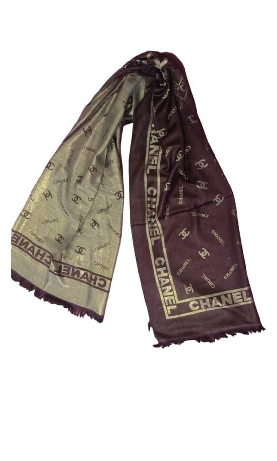 Premium Pashmina Chanel Branded Staller – Elegance Redefined