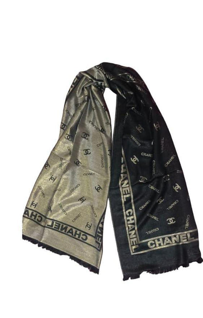 Premium Pashmina Chanel Branded Staller – Elegance Redefined