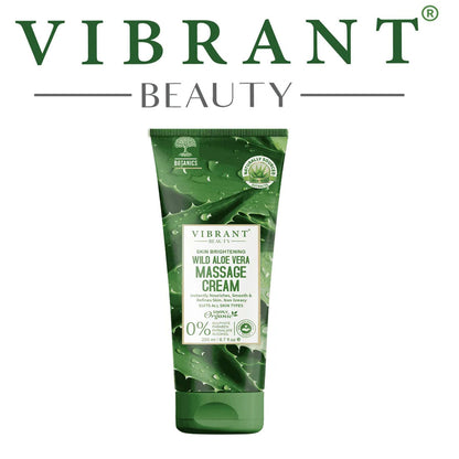 Vibrant Beauty Skin Brightening Aloe Vera Massage Cream – 200ml